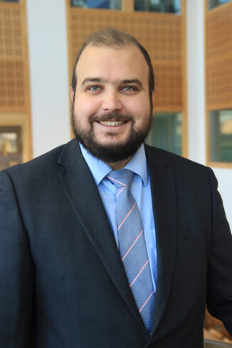 A profile photo of Tom Moran, the STEM and Health Skills Centre Operations Manager.