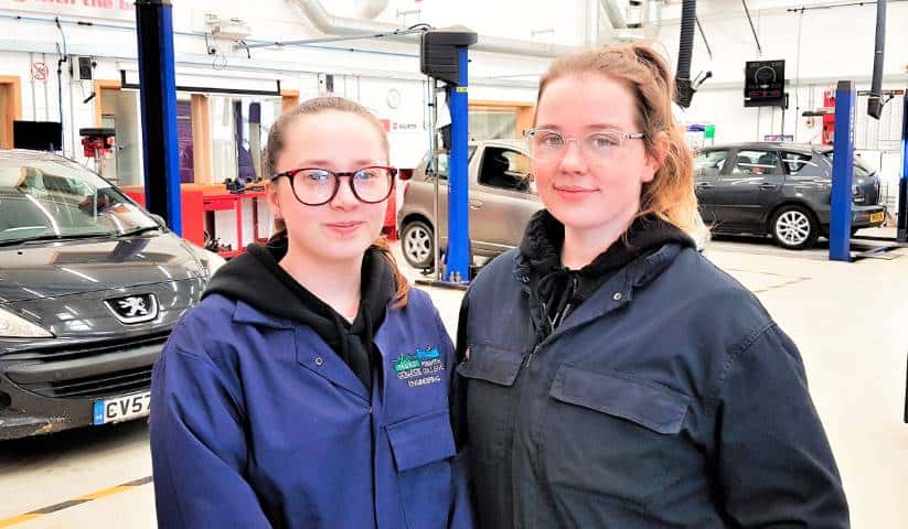 Hallie And Lucy Female Motor Vehicle Apprentices Ws