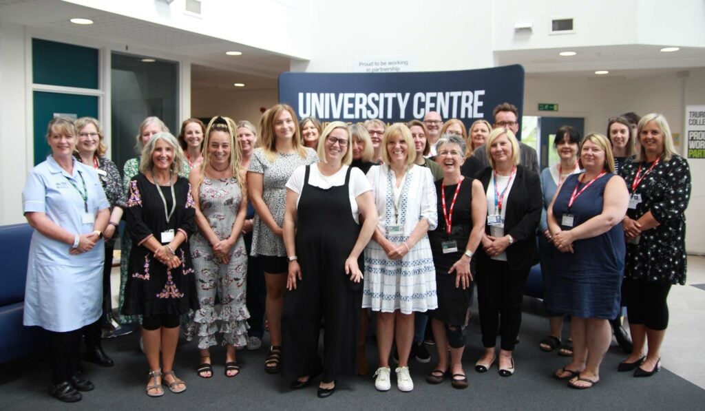 Nursing Associate graduates celebrate with tutors and their employers