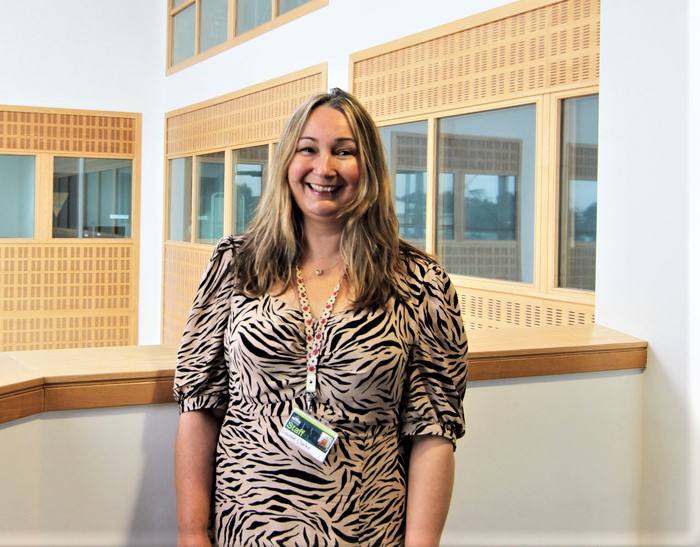 A photo of Louise Clarke, University Centre Careers & Employability Lead.