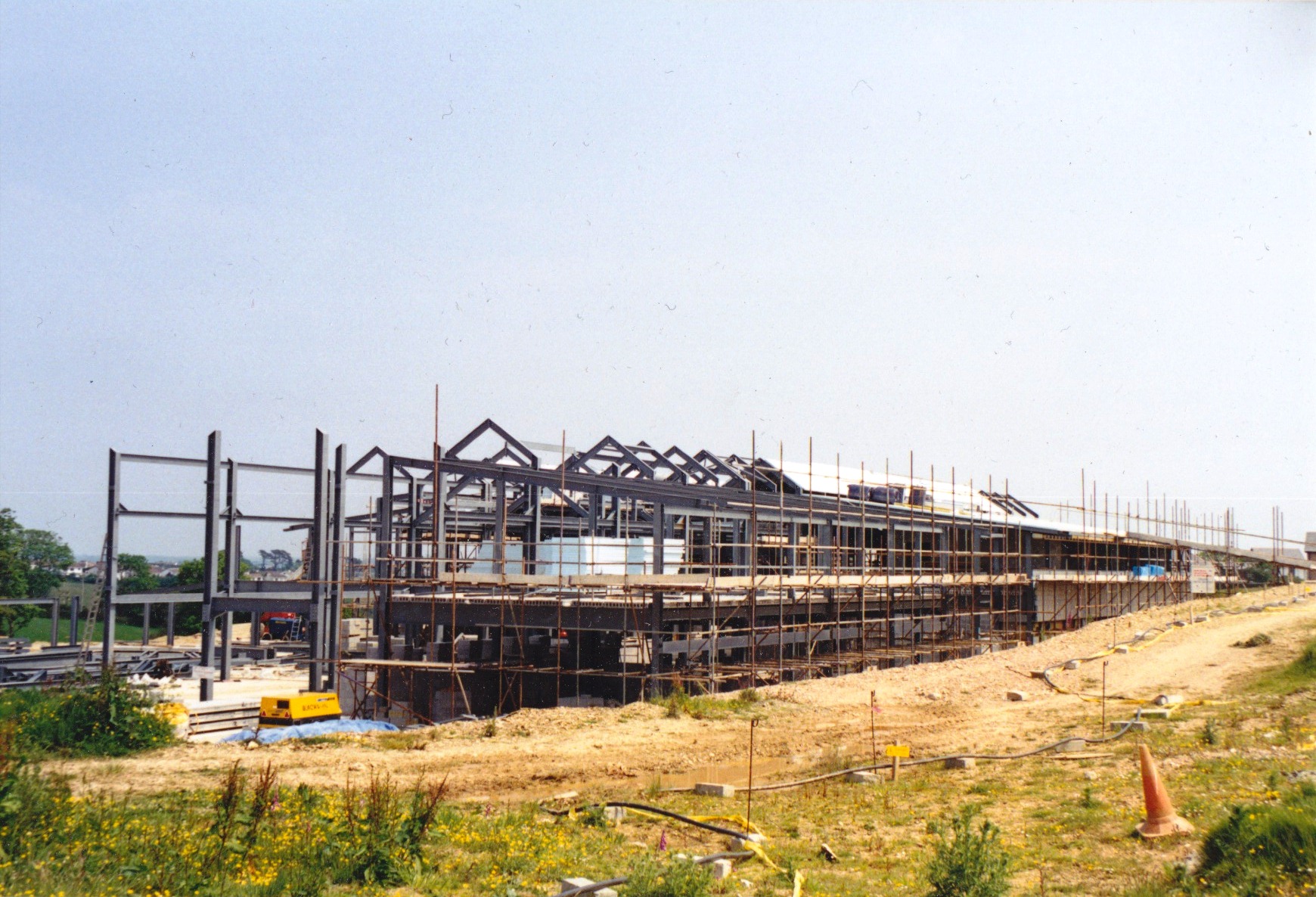 The first Truro College building - Mylor - in 1993