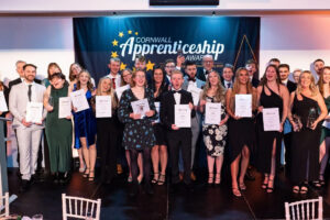 Winners and Highly Commended nominees on stage in 2022