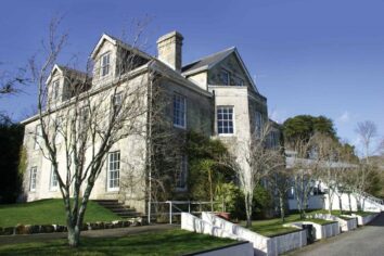 A picture of the grade 2 listed building at Tregye campus.