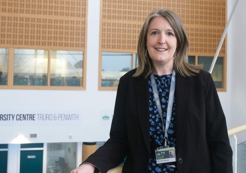 A photo of Rachel Basey, HE work placement and study support advisor.