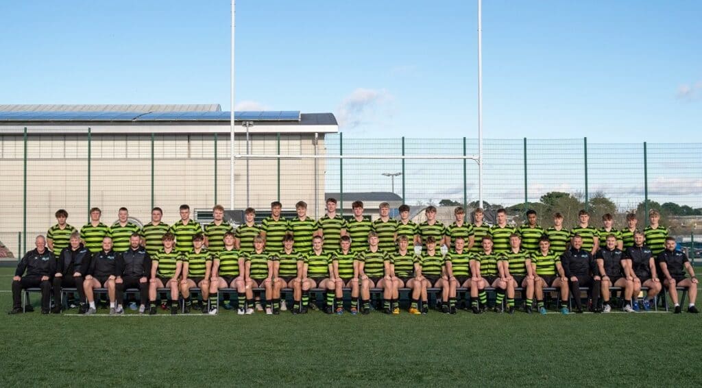 A team shot of Truro College Rugby Academy's first team