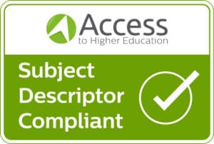 Access to HE Subject Descriptor Compliance Mark.