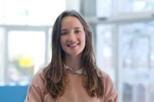 A photo of Lowenna, a student from Truro and Penwith College, who is now a Governor at the College.