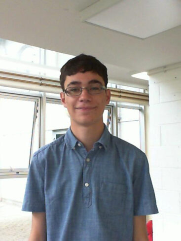 A profile photo of Nicholas Basher, student governor at Truro and Penwith College.