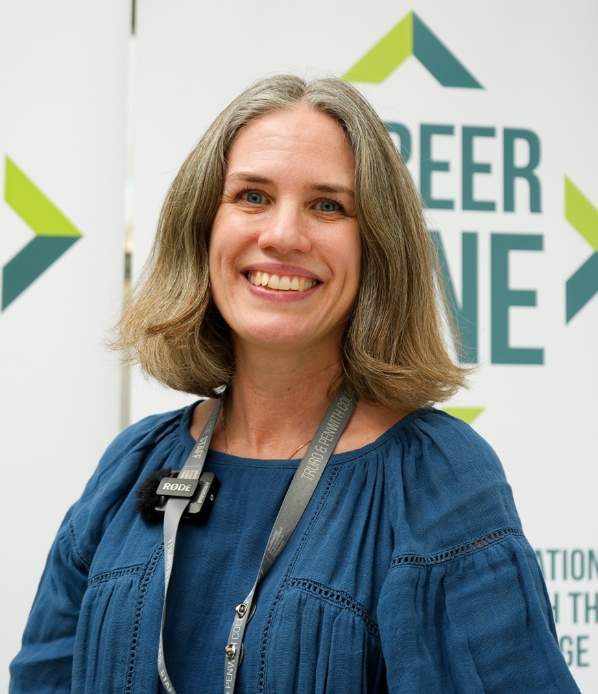 A photo of Katarina Berge, Careers Advisor at Truro and Penwith College.