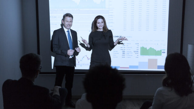 Business presentation.