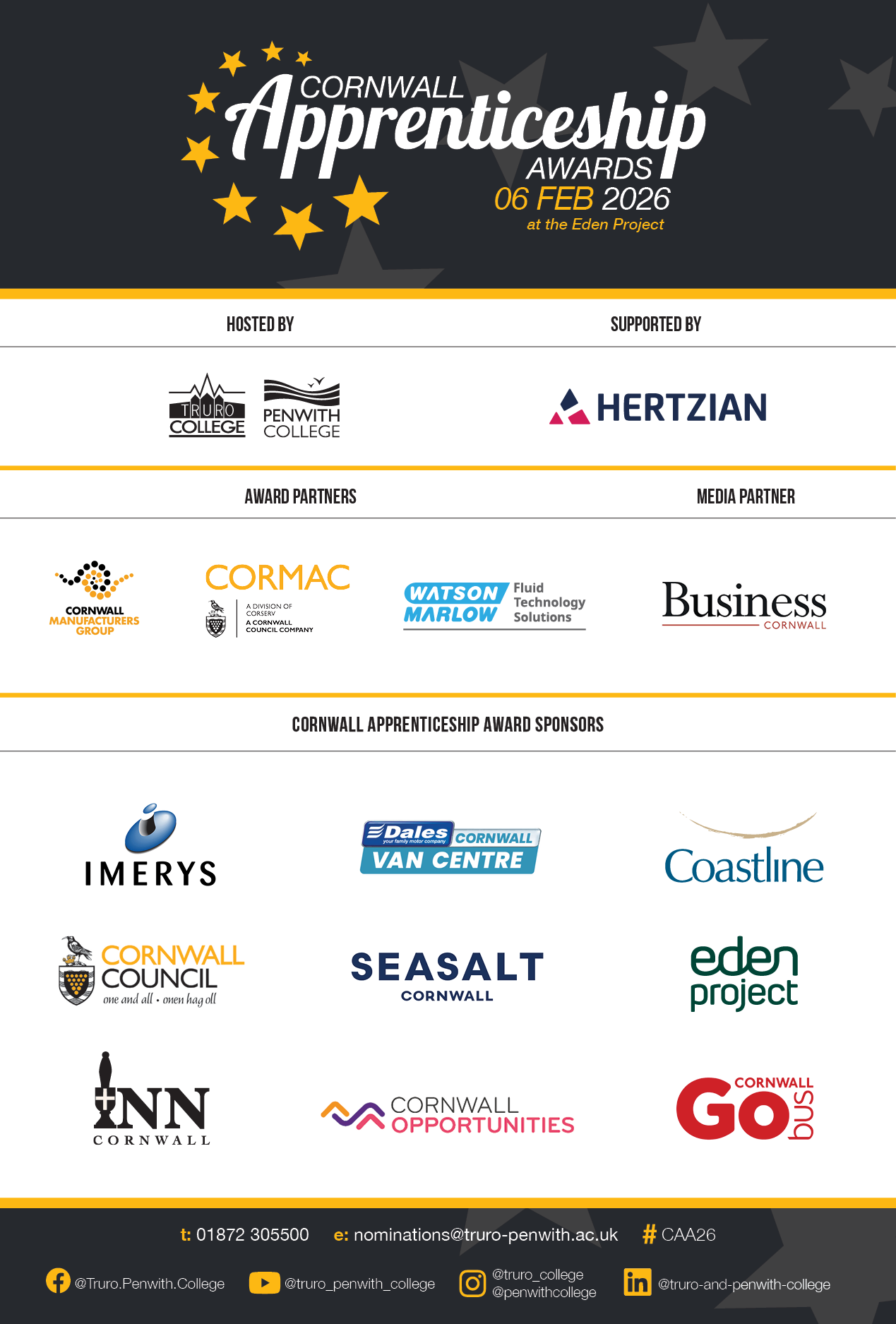 CAA 2026 Sponsor Footer Long CAA 2026 Sponsor Footer Long