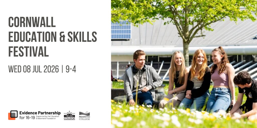 A banner for the Cornwall Education & Skills Festival.