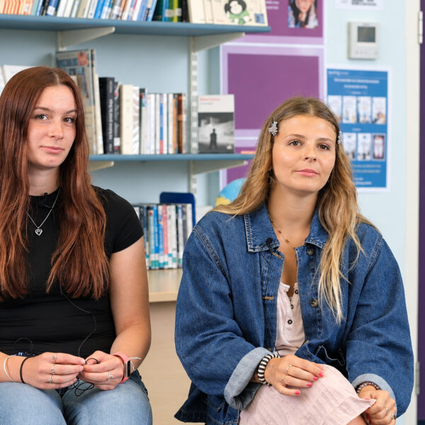 Freya and Anya, Spanish students at Truro and Penwith College, sharing how studying Spanish helped them build a friendship and discover new opportunities.